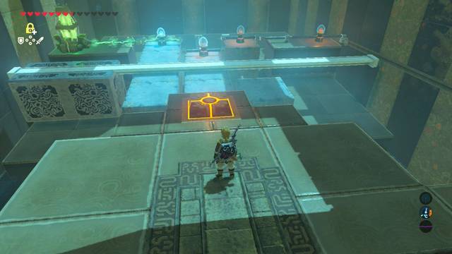 Zelda Breath of the Wild Santuario de Awak - Sala del fondo