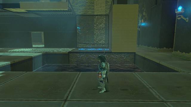 Zelda Breath of the Wild Santuario de Othau - Esfera en agujero