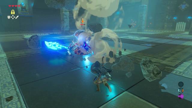 Zelda Breath of the Wild Santuario de Omudah - Máquina aturdida