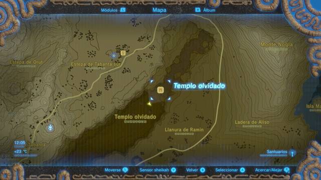 Zelda Breath of the Wild Santuario de Allohk - Templo olvidado