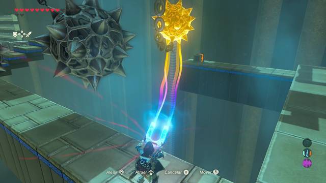 Zelda Breath of the Wild Santuario de Moratt - Balancear las bolas con pinchos