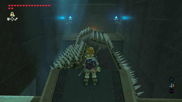 Zelda Breath of the Wild Santuario de Marahi - Rodillo con pinchos