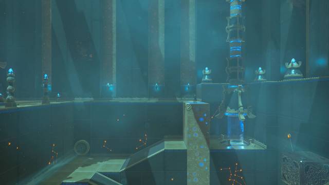 Zelda Breath of the Wild Santuario de Shadad - Zona superior
