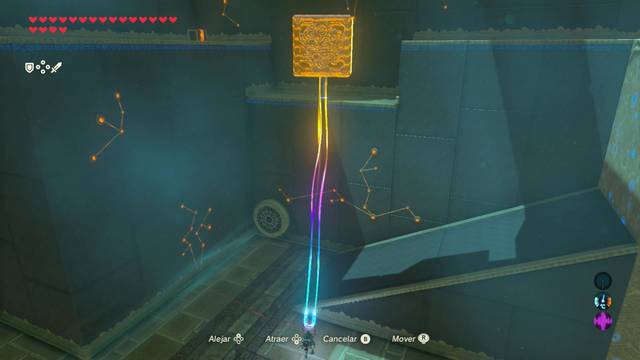 Zelda Breath of the Wild Santuario de Rimoa - Mover bloque para llegar al cofre