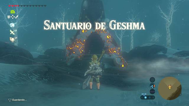 Zelda Breath of the Wild Santuario de Geshma