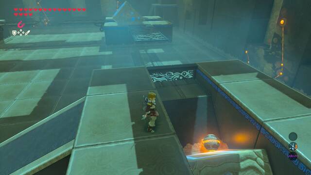 Zelda Breath of the Wild Santuario de Motoah - Lanzar esfera