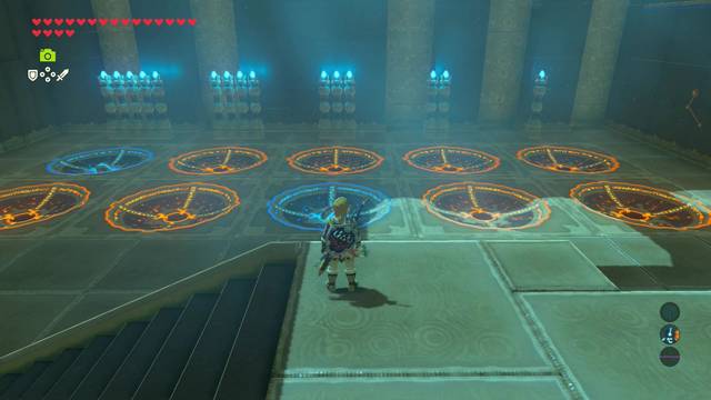 Zelda Breath of the Wild Santuario de Iyouk - Lado izquierdo primera sala