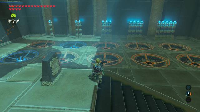 Zelda Breath of the Wild Santuario de Iyouk - Lado derecho primera sala