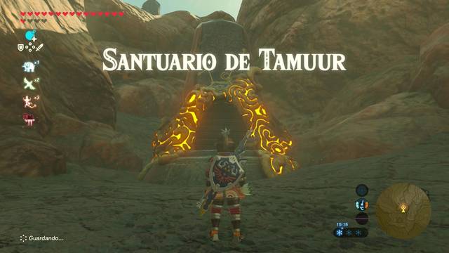 Zelda Breath of the Wild Santuario de Tamuur