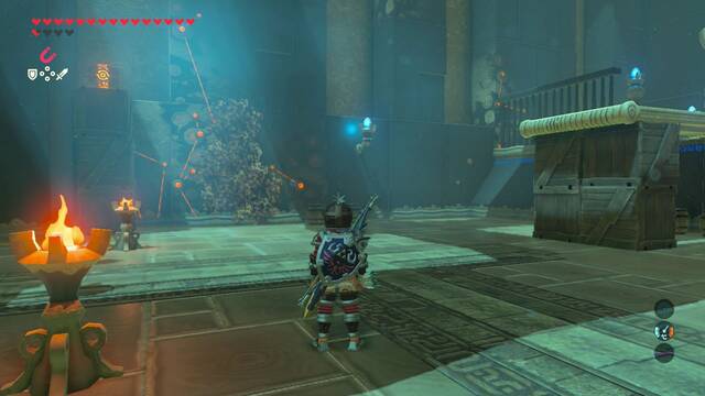 Zelda Breath of the Wild Santuario de Tamuur - Zona central