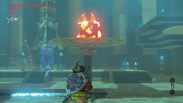 Zelda Breath of the Wild Santuario de Raymhi - Quemar la caja