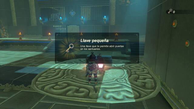 Zelda Breath of the Wild Santuario de Raymhi - Llave pequea