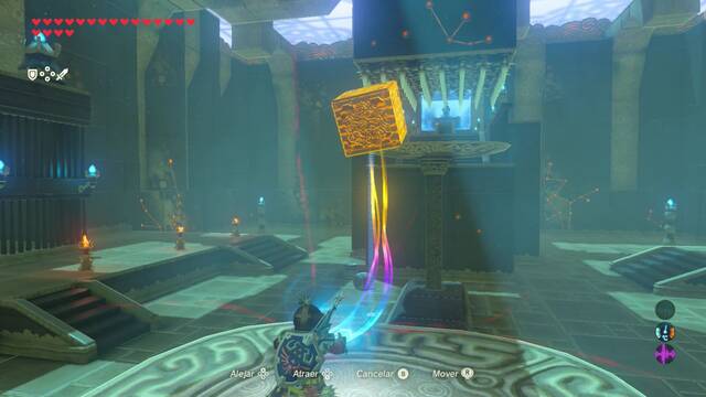 Zelda Breath of the Wild Santuario de Raymhi - Plataformas centrales