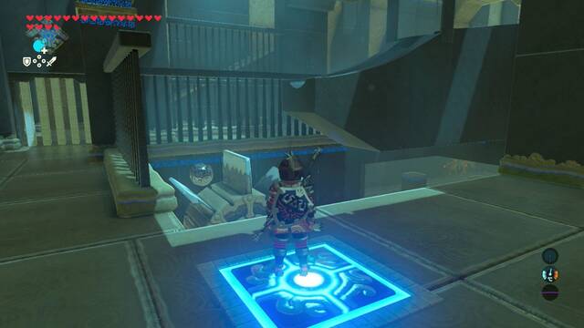Zelda Breath of the Wild Santuario de Himot - Hacer caer la esfera