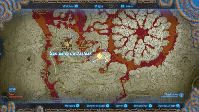 Zelda Breath of the Wild Santuario de Dashlak