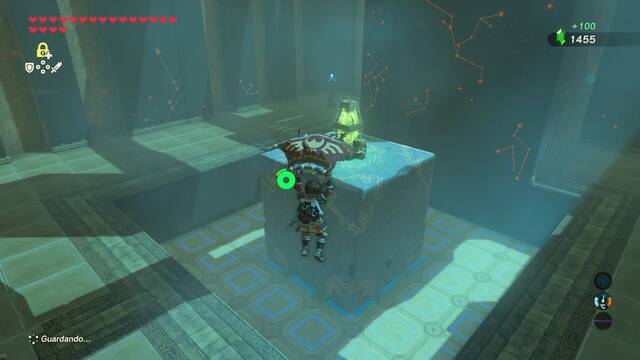 Zelda Breath of the Wild Santuario de Dashlak - Planear hasta el bloque