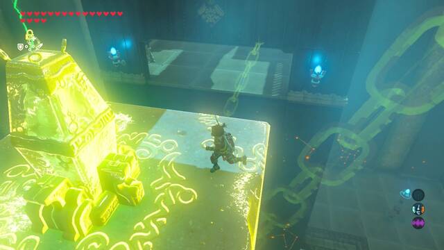 Zelda Breath of the Wild Santuario de Dashlak - Paralizar el bloque