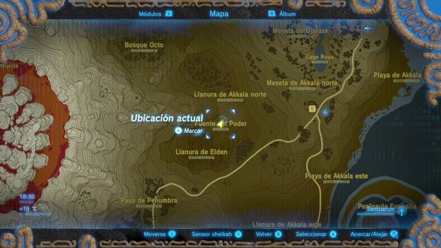 Zelda Breath of the Wild Santuario de Nihmmat - Fuente del poder