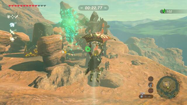 Zelda Breath of the Wild Santuario de Aguith - Usar el poder