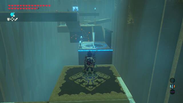 Zelda Breath of the Wild Santuario de Hiddar - Subir en la plataforma