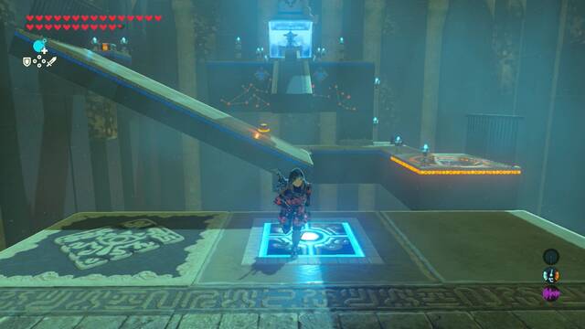 Zelda Breath of the Wild Santuario de Hiddar - Pisar la baldosa