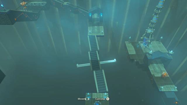 Zelda Breath of the Wild Santuario de Oissa - Escaleras