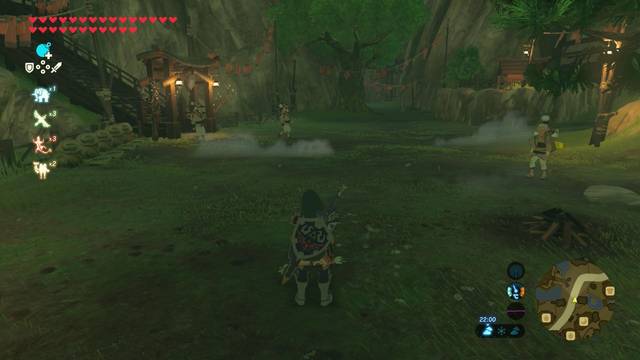 Zelda Breath of the Wild Santuario de Rahnnak - Guardia abandonando su puesto