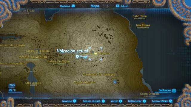 Zelda Breath of the Wild Santuario de Jitahm - Fuente de la sabidura