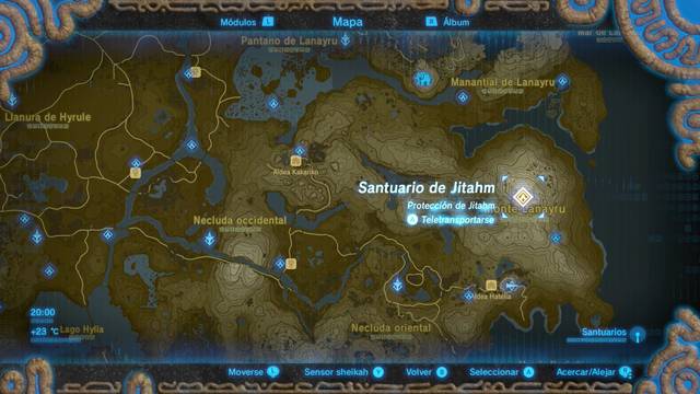 Zelda Breath of the Wild Santuario de Jitahm
