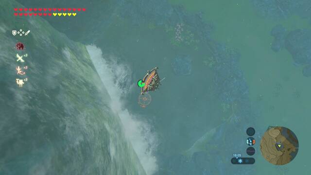 Zelda Breath of the Wild Santuario de Kiddah - Usar la paravela