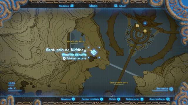Zelda Breath of the Wild Santuario de Kiddah - Santuario de Kiddha