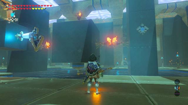 Zelda Breath of the Wild Santuario de Rukkon - Encender las antorchas
