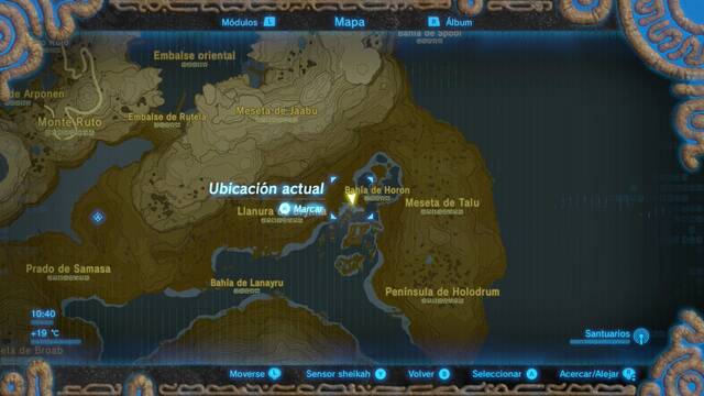 Zelda Breath of the Wild Santuario de Ayopha - Bahía de Horon