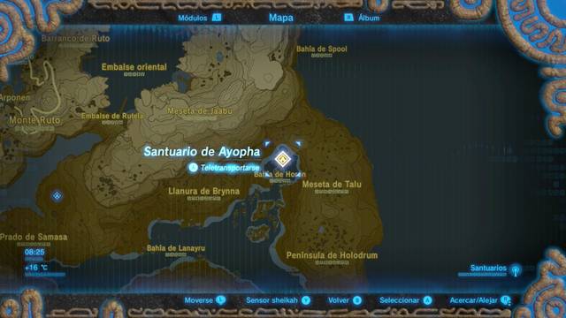 Zelda Breath of the Wild Santuario de Ayopha