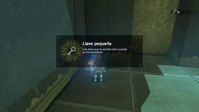 Zelda Breath of the Wild Santuario de Soddash - Llave pequea