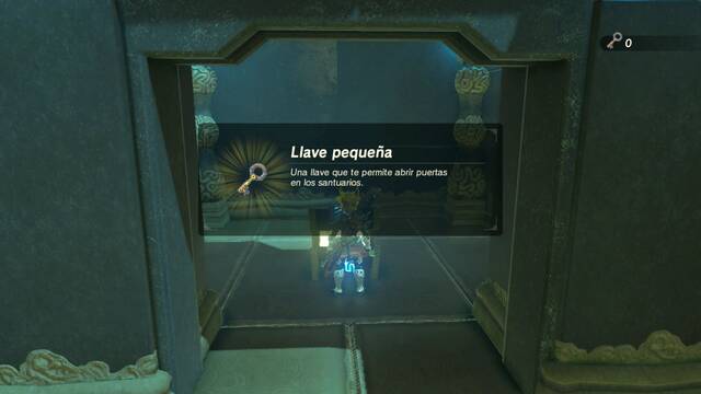 Zelda Breath of the Wild Santuario de Makai - Llave pequea