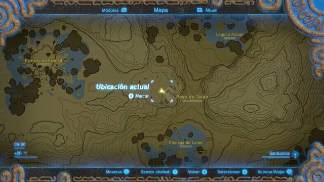 Zelda Breath of the Wild Santuario de Adjiva - Localizaciones de Hinox