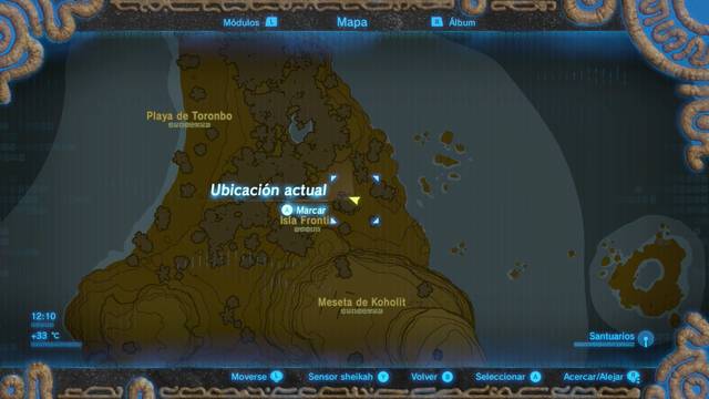 Zelda Breath of the Wild Santuario de Sarshii - Primera esfera