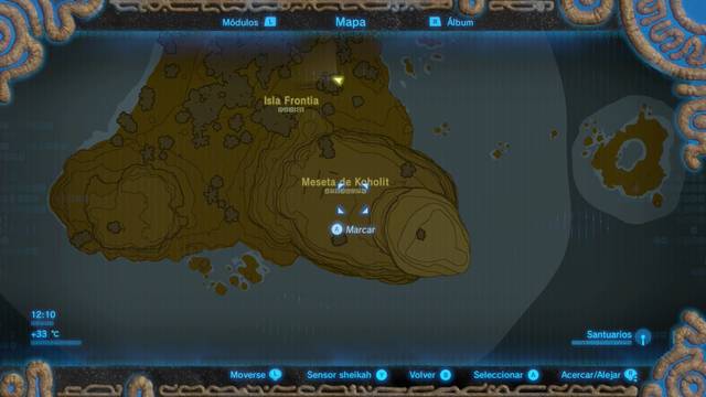 Zelda Breath of the Wild Santuario de Sarshii - Segunda esfera