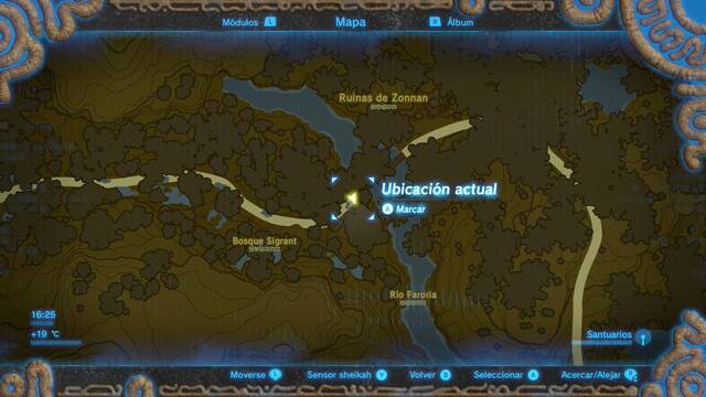 Zelda Breath of the Wild Santuario de Iffush - Localizacin de Nyel
