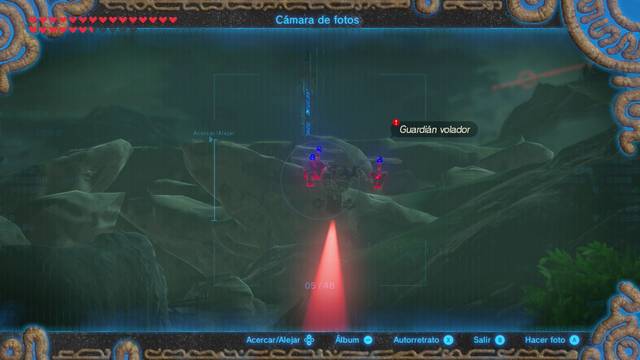 Zelda Breath of the Wild Santuario de Tayanke - Guardin volador