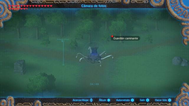 Zelda Breath of the Wild Santuario de Tayanke - Guardin caminante