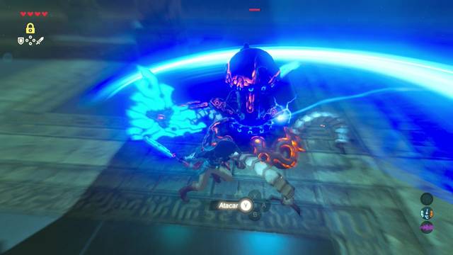 Zelda Breath of the Wild Santuario de Tayanke - Contraatacar