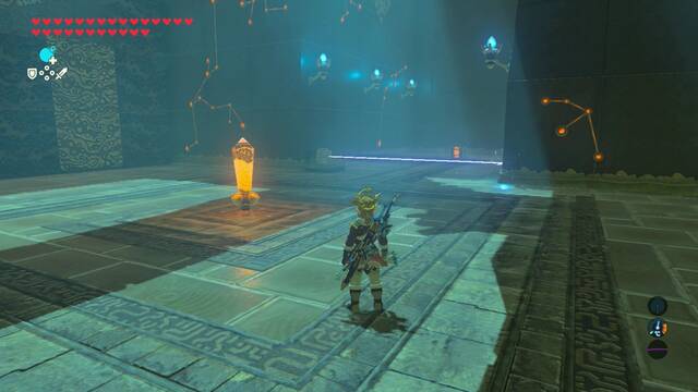 Zelda Breath of the Wild Santuario de Soioh - Coger láser