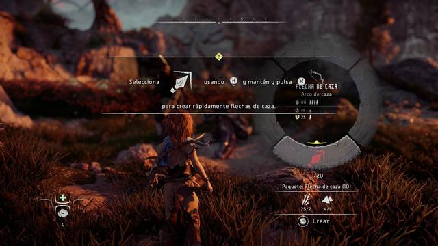 Horizon: Zero Dawn Lecciones de la naturaleza - Creación del arco y las flechas