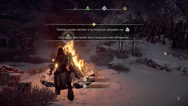 Horizon: Zero Dawn La punta de la lanza - Hoguera