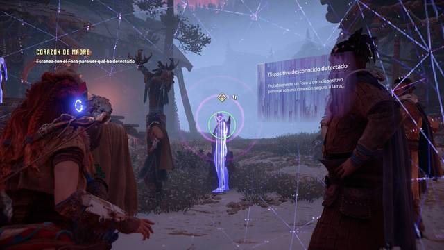 Horizon: Zero Dawn Corazón de madre - Olín y su dispositivo