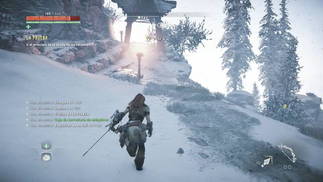 Horizon: Zero Dawn La prueba - Camino de la montaa 1