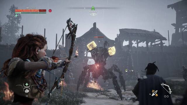 Horizon: Zero Dawn La matriz de la montaña - Combate contra el corruptor
