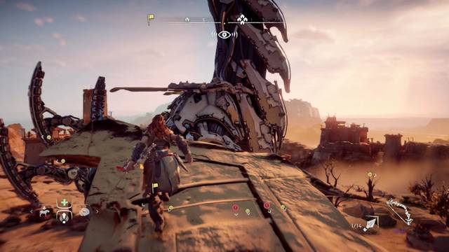 Horizon: Zero Dawn Cuellilargos - Buscar zona alta